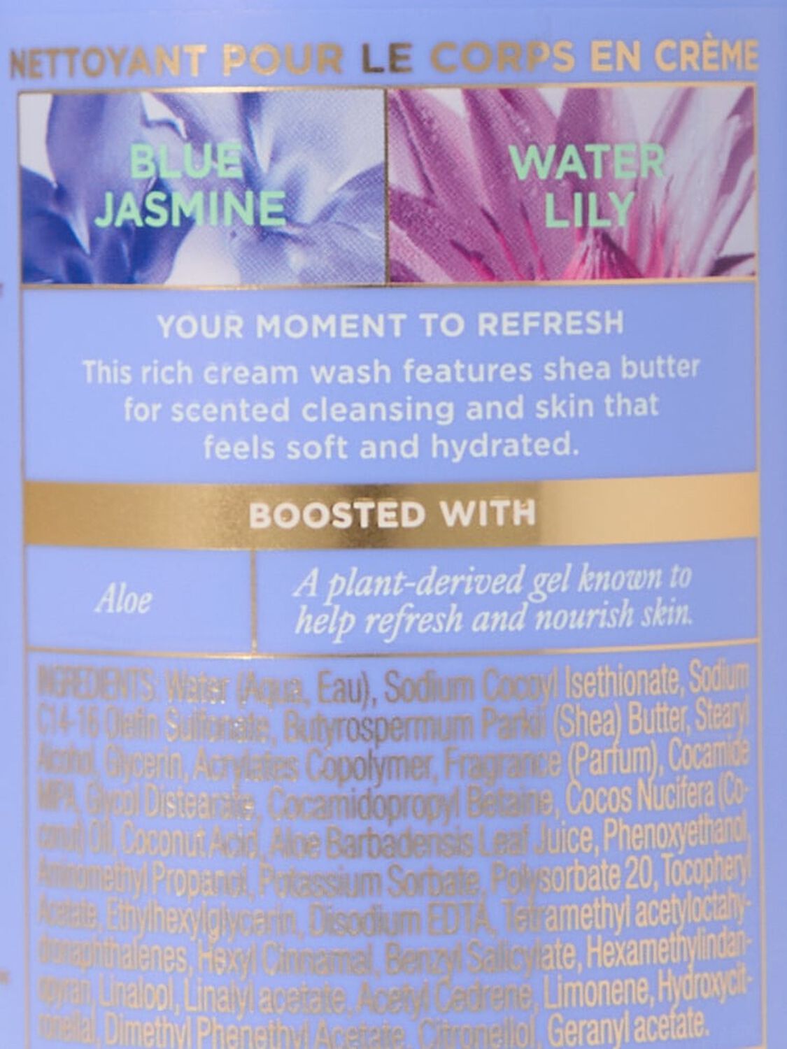 vs Body Care Blue Jasmine Water Lily Cream Body Wash 296 ml Blue Jasmine Water Lily 2 of 4 