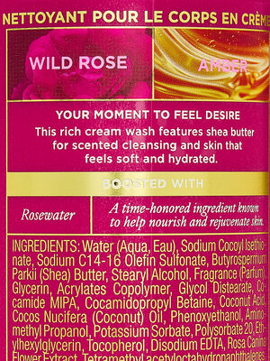 Wild Rose Amber Cream Body Wash