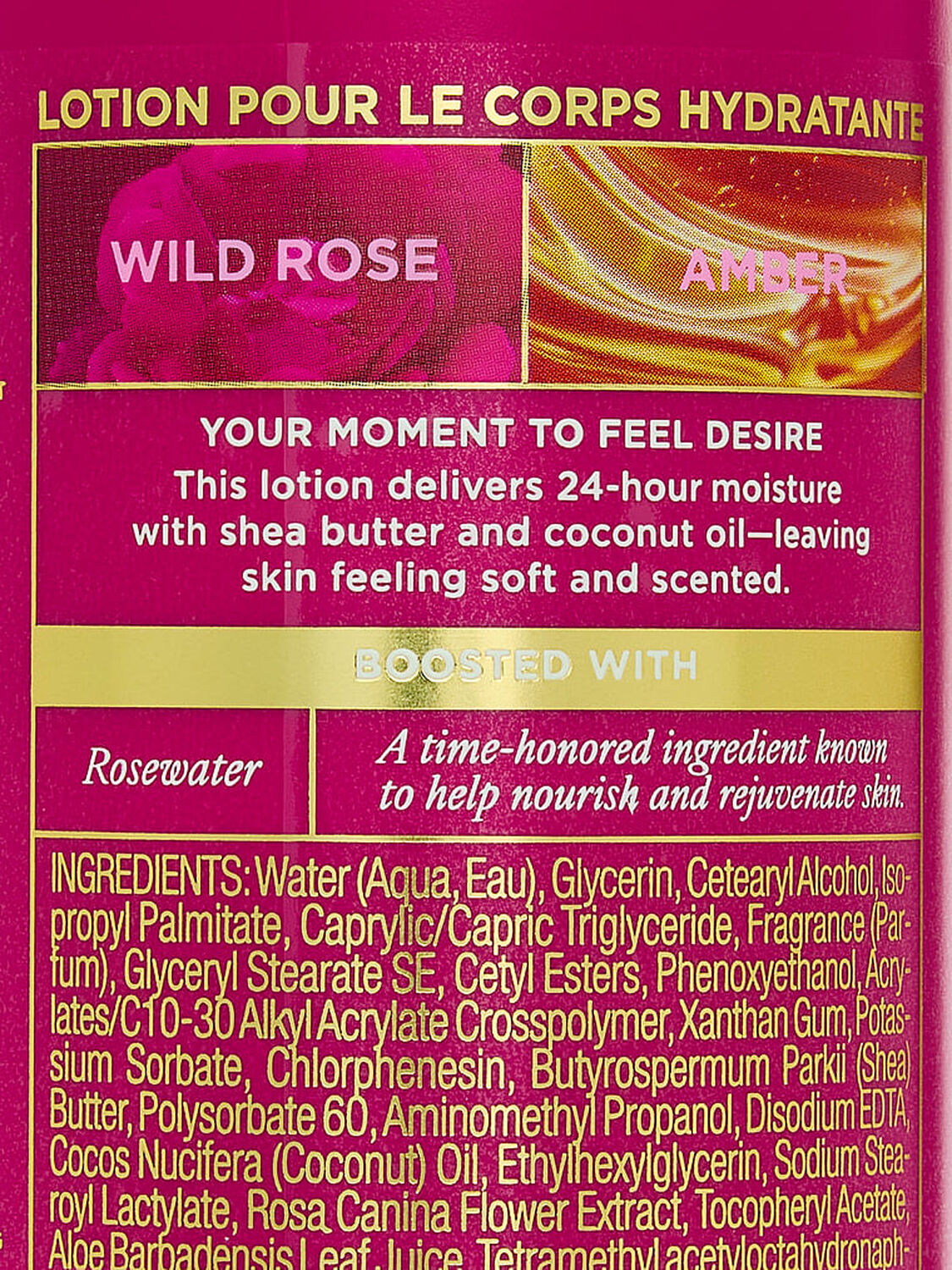 vs Body Care Wild Rose Amber Hydrating Body Lotion Wild Rose Amber 2 of 2 