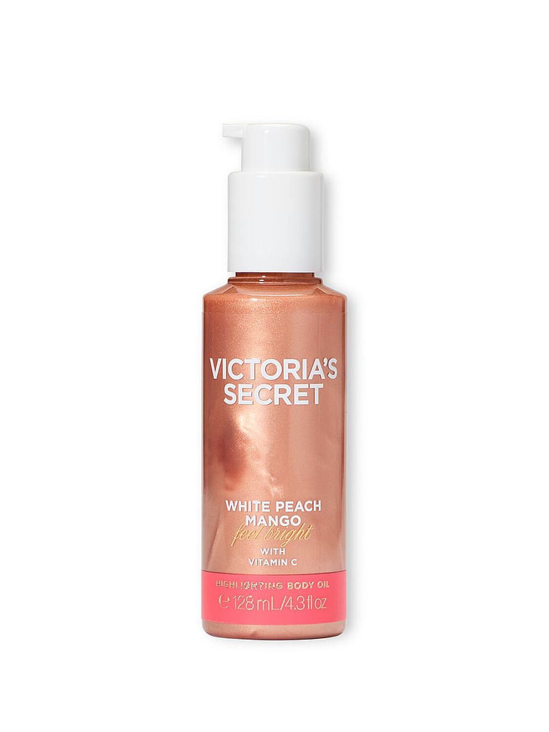 vs Body Care White Peach Mango Highlighting Body Oil 128 ml White Peach Mango 1 of 2 