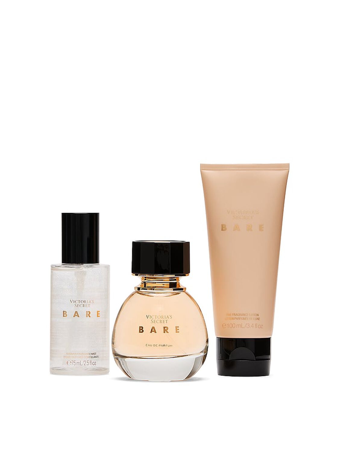 vs Fine Fragrance Bare 3-Piece Fragrance Gift Set Bare 2 of 2 