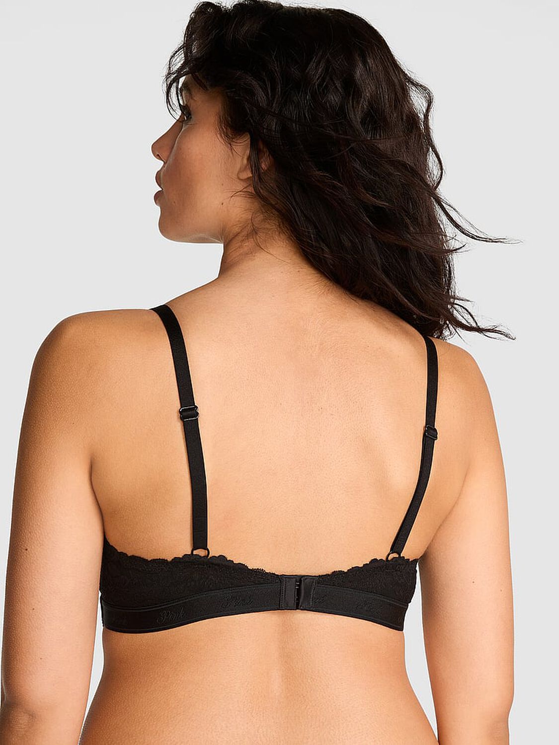 pink Pink Wink Wink Lightly Lined Balconette Bra Black 2 of 4 