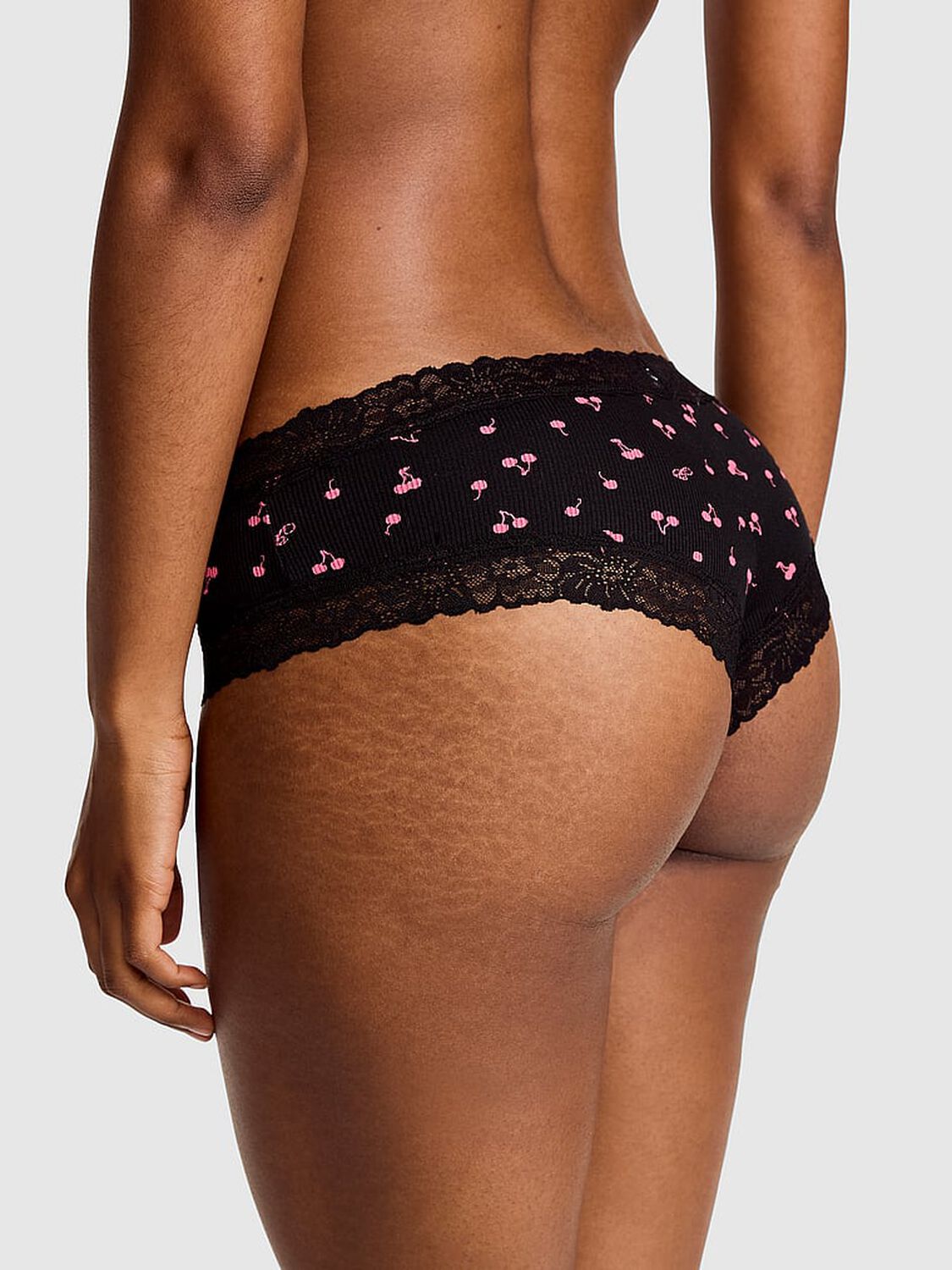 pink Pink Wink Lace-Trim Cheeky Panty 2 of 3 