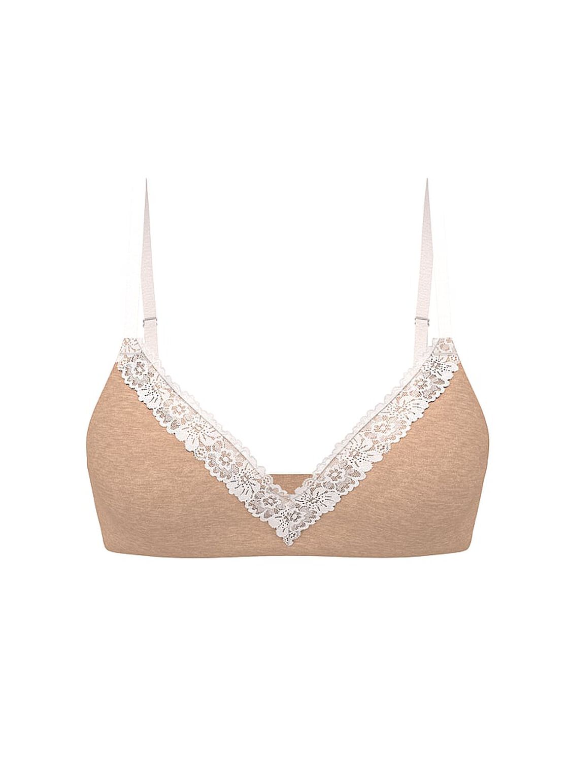 pink Pink Wear Everywhere Wear Everywhere Push-Up Wireless Bra Heather Praline 3 of 3 