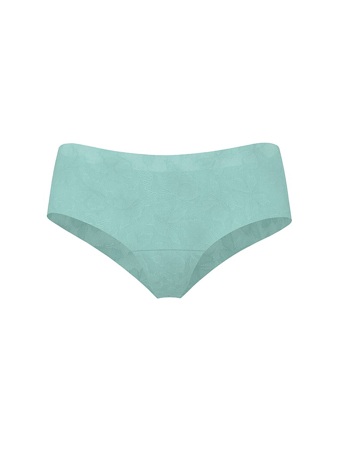 pink Pink No-Show Thong Panty Green Sea 3 of 3 