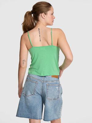 24/7 Lounge Modal Lace-Trim Cami