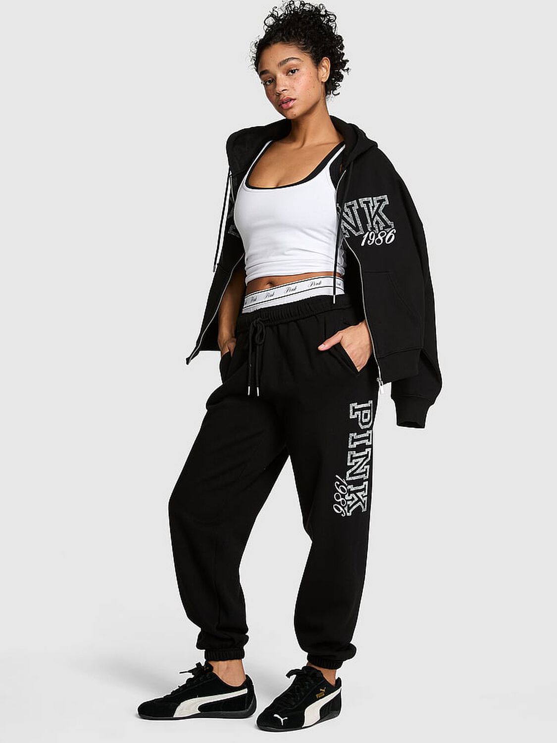 pink Pink Campus Fleece&trade; Sweatpants 1 of 4 