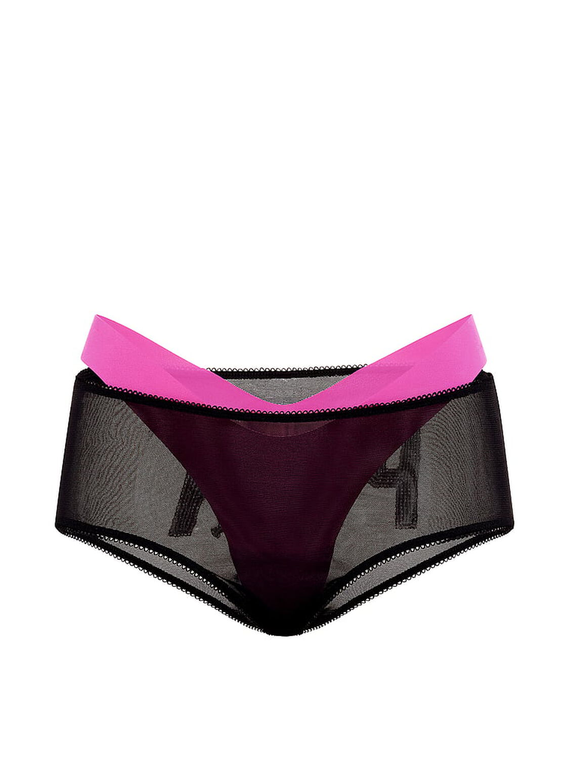 vs Pink PINK Wink&trade; Double-Up Cheeky Panty Black 3 of 3 