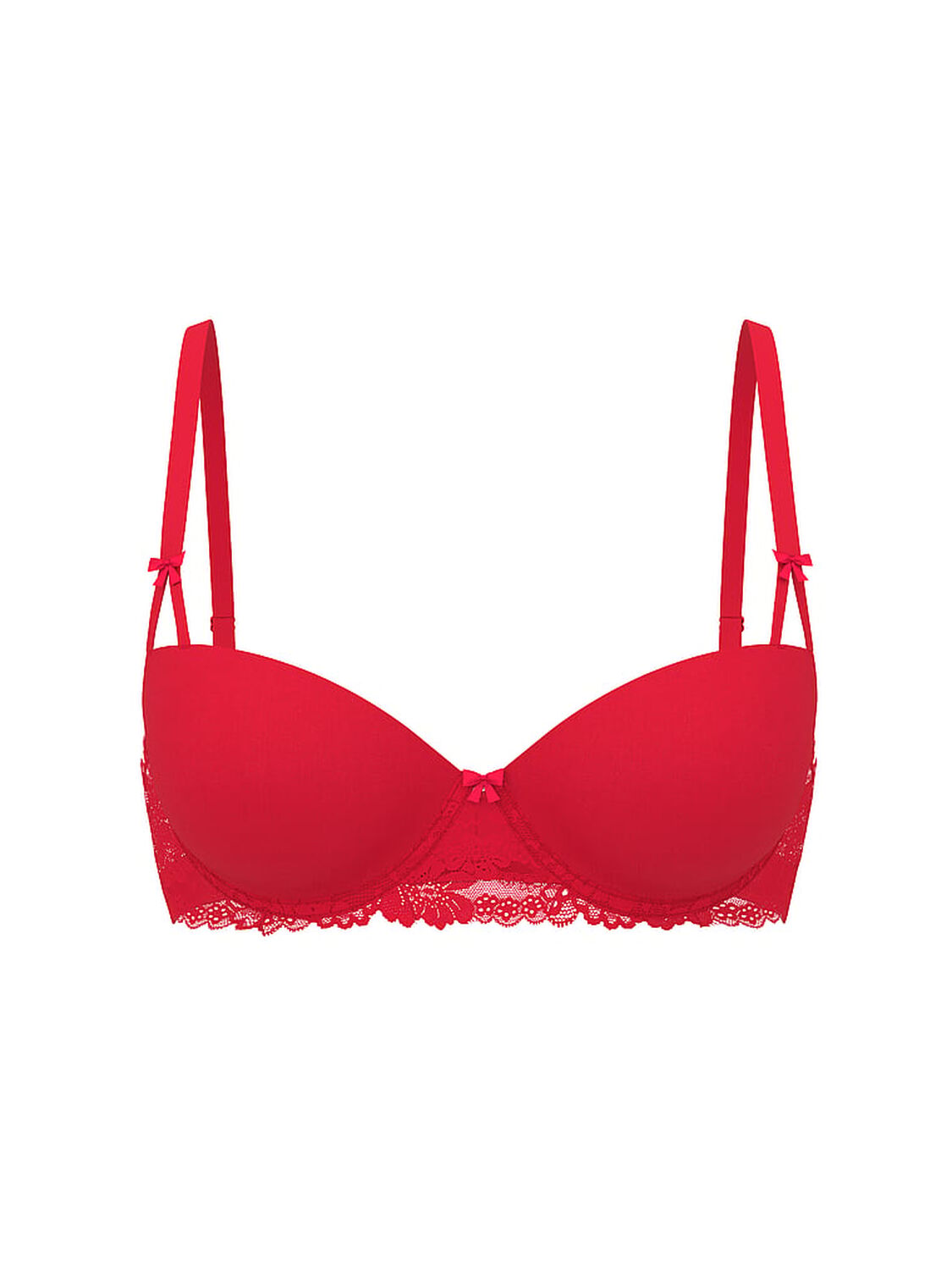 pink Pink Wink Wink Lightly Lined Balconette Bra Red Pepper 3 of 4 