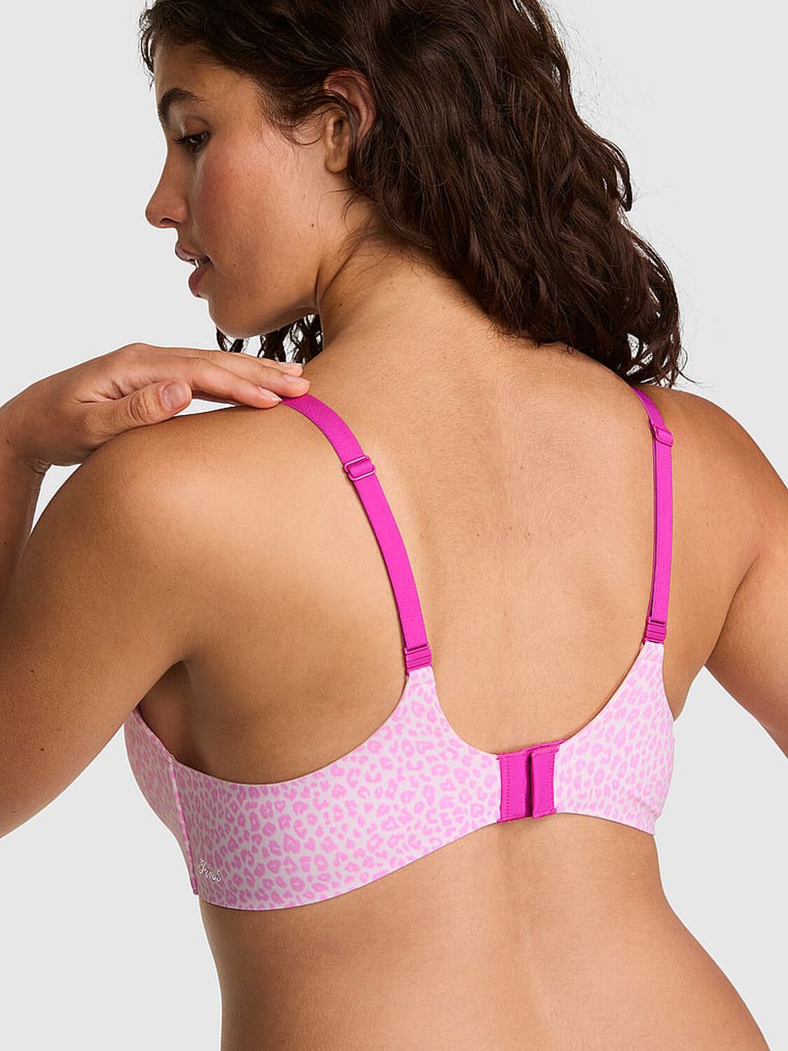 vs Pink Marshmallow Push-Up Wireless Comfy Bra 2 of 3 