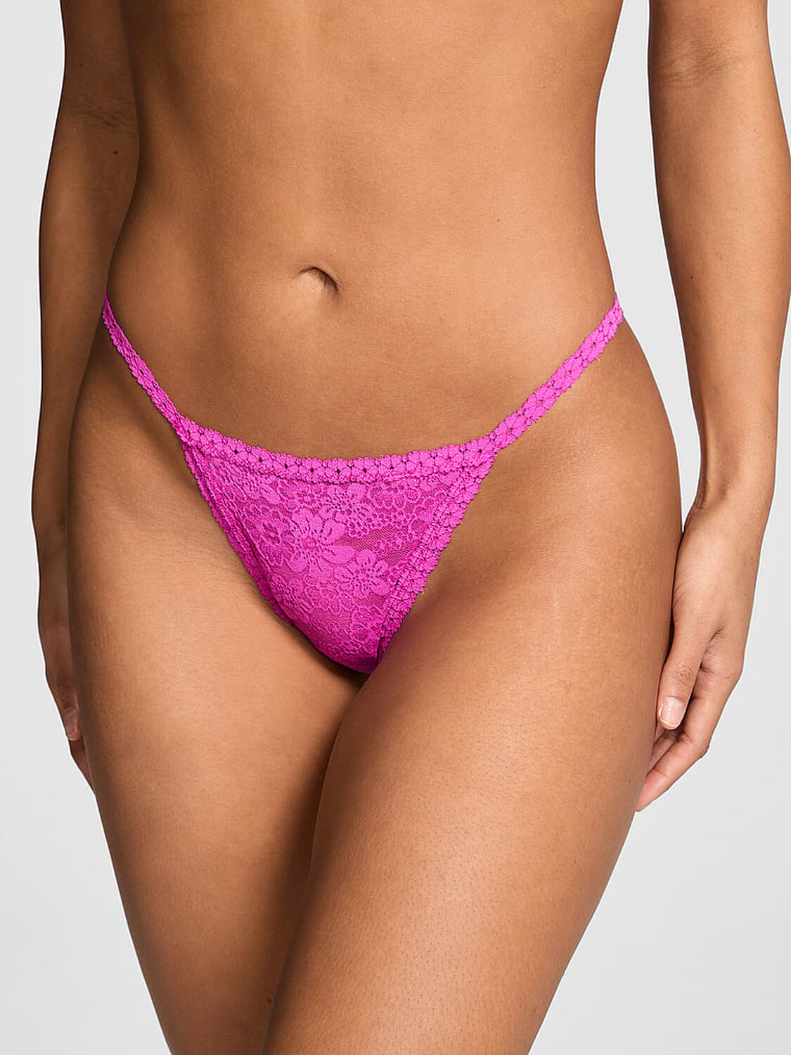 pink Pink Wink V-String Panty Pink Fire 1 of 3 