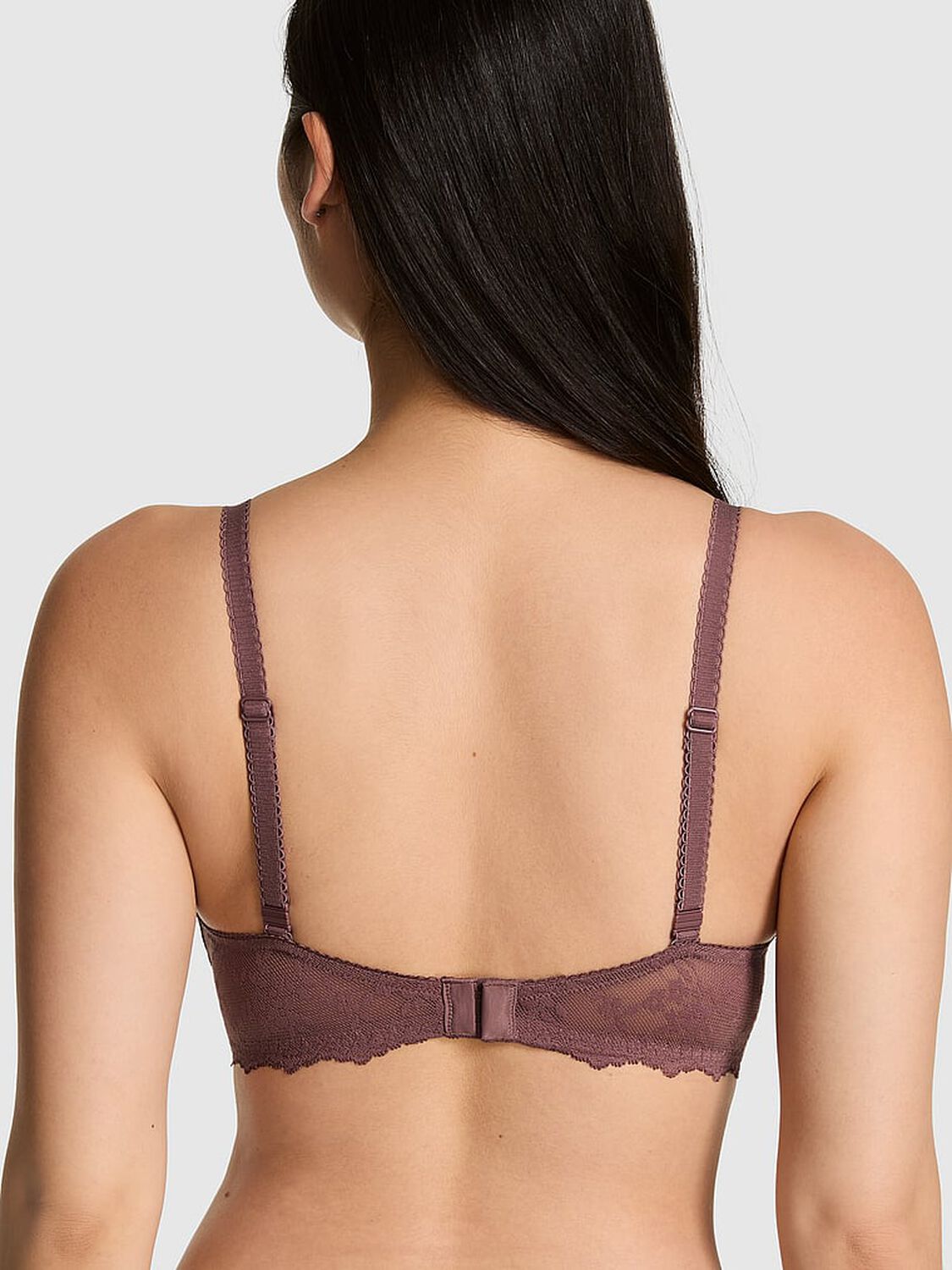 vs Pink PINK Wink&trade; Lightly Lined Plunge Bra Rose Taupe 2 of 4 