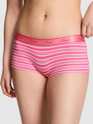 Logo Cotton Boyshort Panty