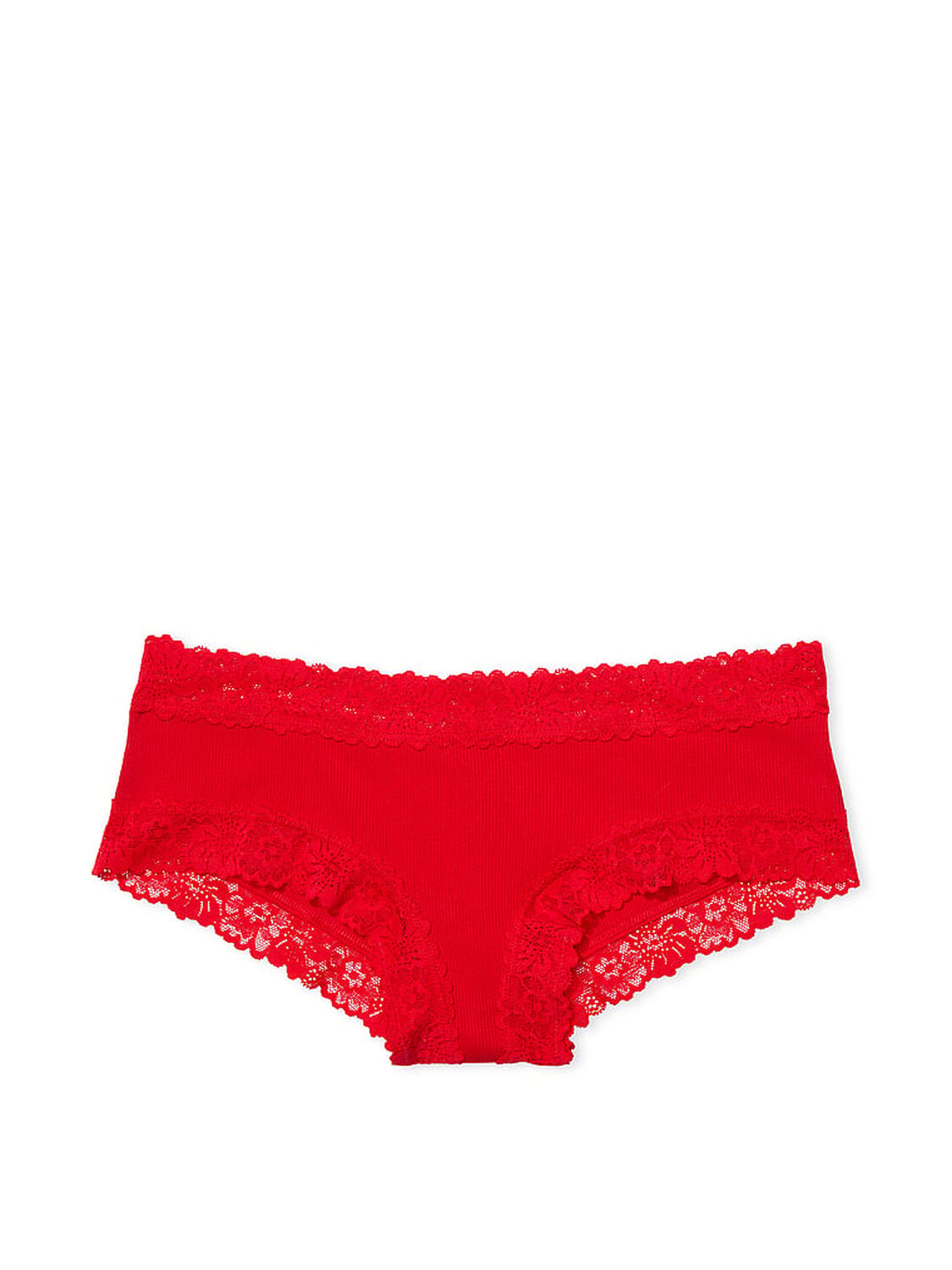 pink Pink Wink Lace-Trim Cheeky Panty Bright Vermillion 3 of 3 