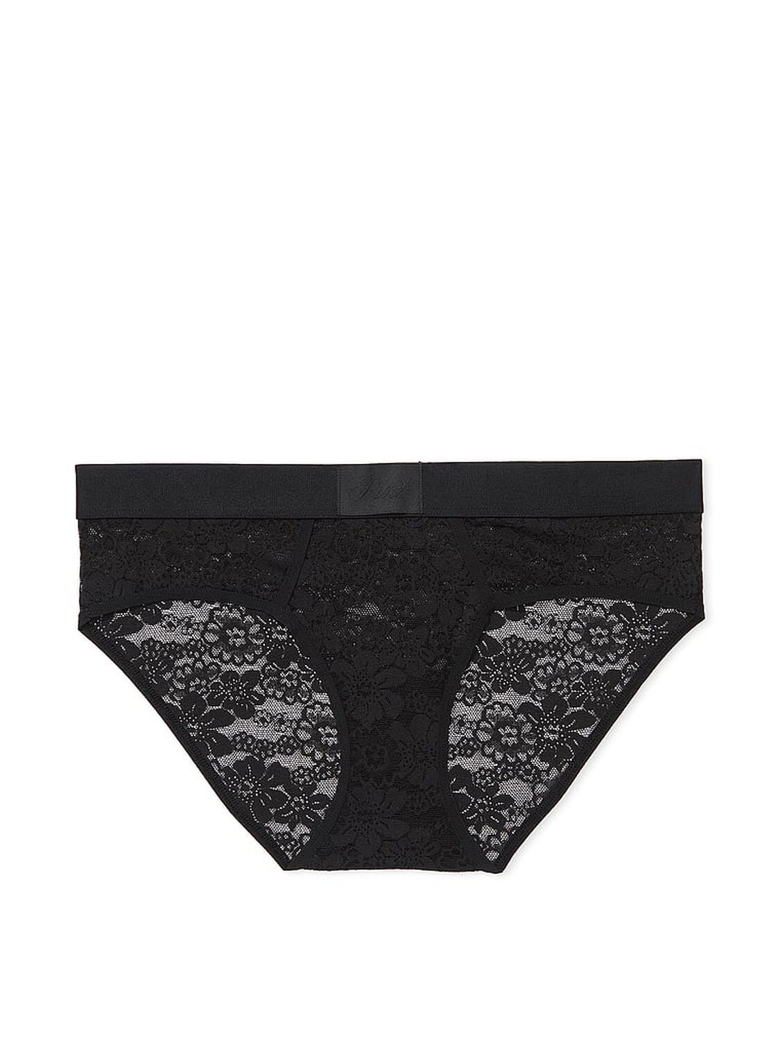 pink Pink Wink Logo Hiphugger Panty Pure Black 3 of 3 
