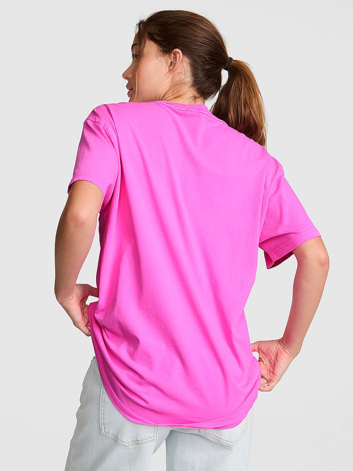 pink Pink Campus Cotton&trade; Tee Pink Berry 2 of 4 