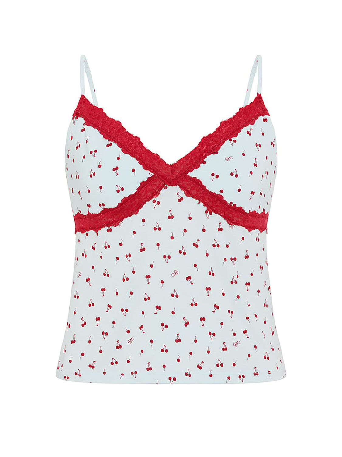 vs Pink 24/7 Lounge Modal Lace-Trim Cami 3 of 3 