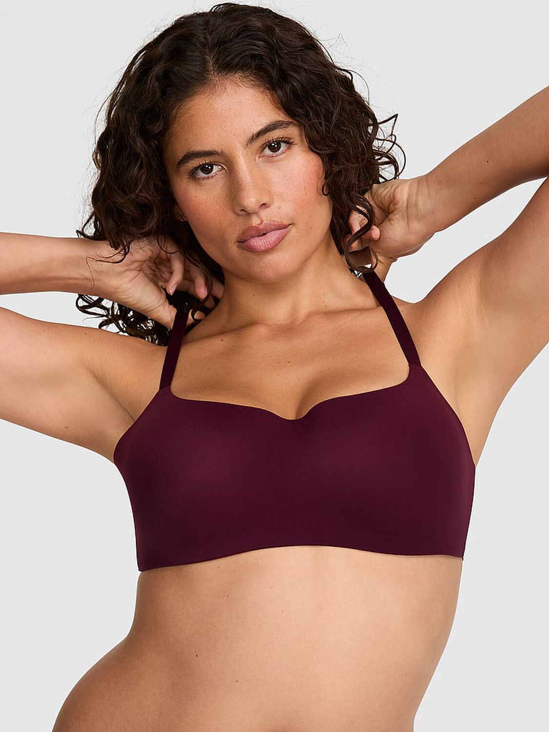 vs Pink Marshmallow Lightly Lined Wireless Comfy Bra 1 of 3 