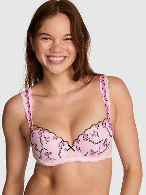 PINK Wink&trade; Push-Up Balconette Bra