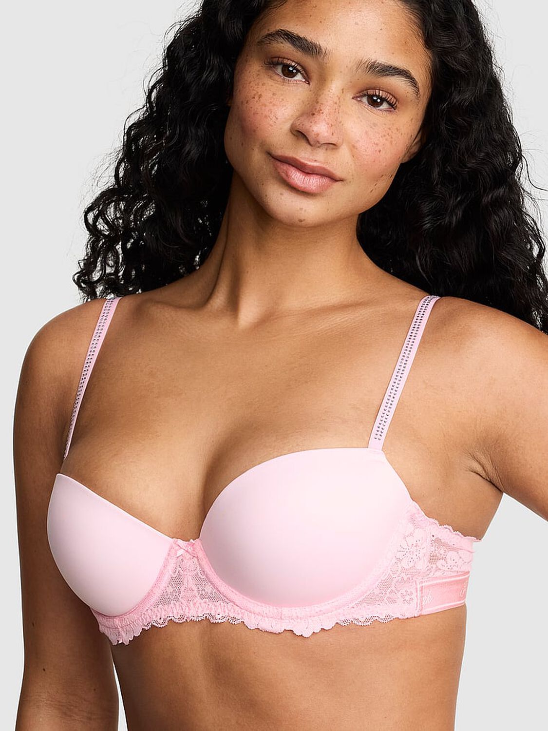 pink Pink Wink PINK Wink&trade; Push-Up Balconette Bra Boardwalk Pink 1 of 2 