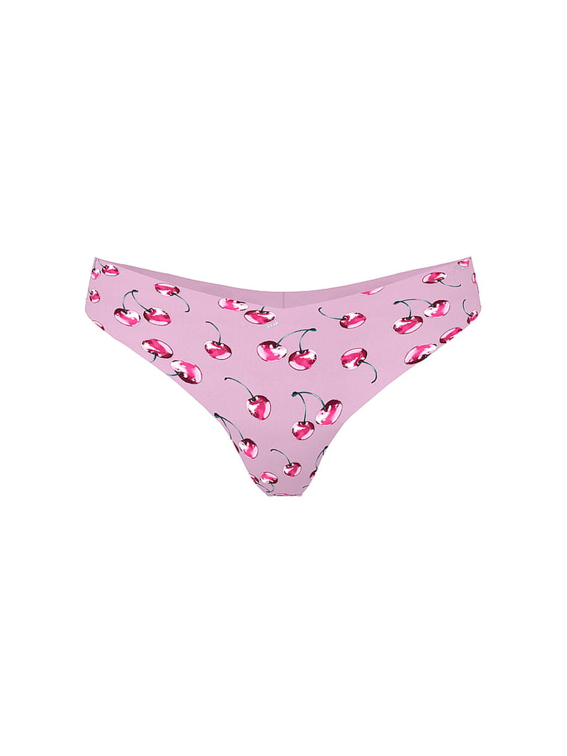 pink Pink No-Show Thong Panty Hushed Lilac Cherry 3 of 3 