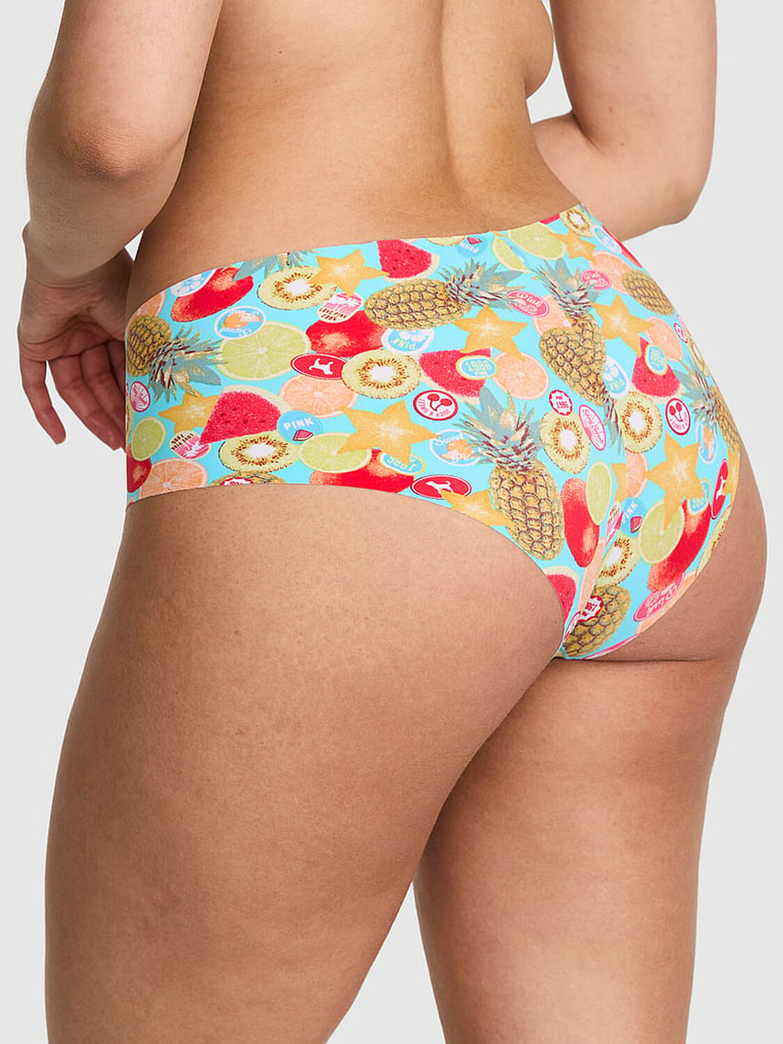 pink Pink No-Show Cheeky Panty Print 2 of 3 