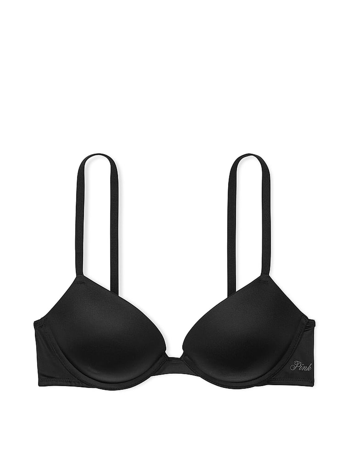pink Pink Wear Everywhere Wear Everywhere Super Push-Up Bra Black 3 of 3 