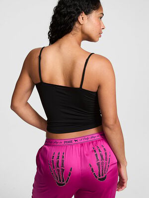 24/7 Lounge Modal Lace-Trim Cami