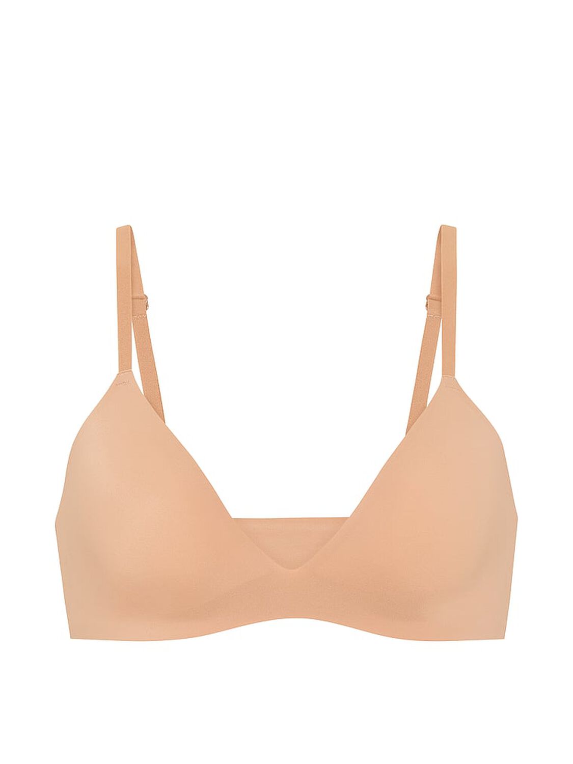 vs Pink Marshmallow Unlined Wireless Comfy Bralette Praline 3 of 3 
