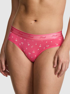 Logo Cotton Hiphugger Panty