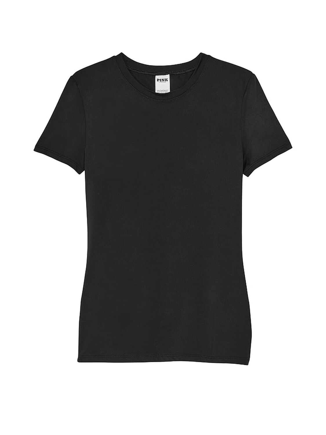 pink Pink Base Stretch Short-Sleeve Tee Pure Black 3 of 4 