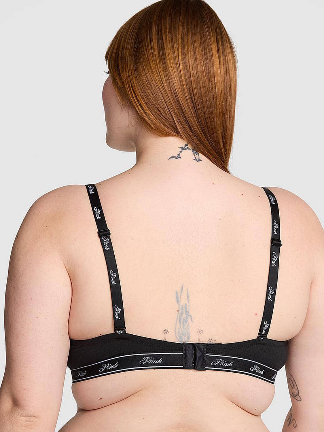 pink Pink Wear Everywhere Wear Everywhere Lightly Lined T-Shirt Bra Black 2 of 3 