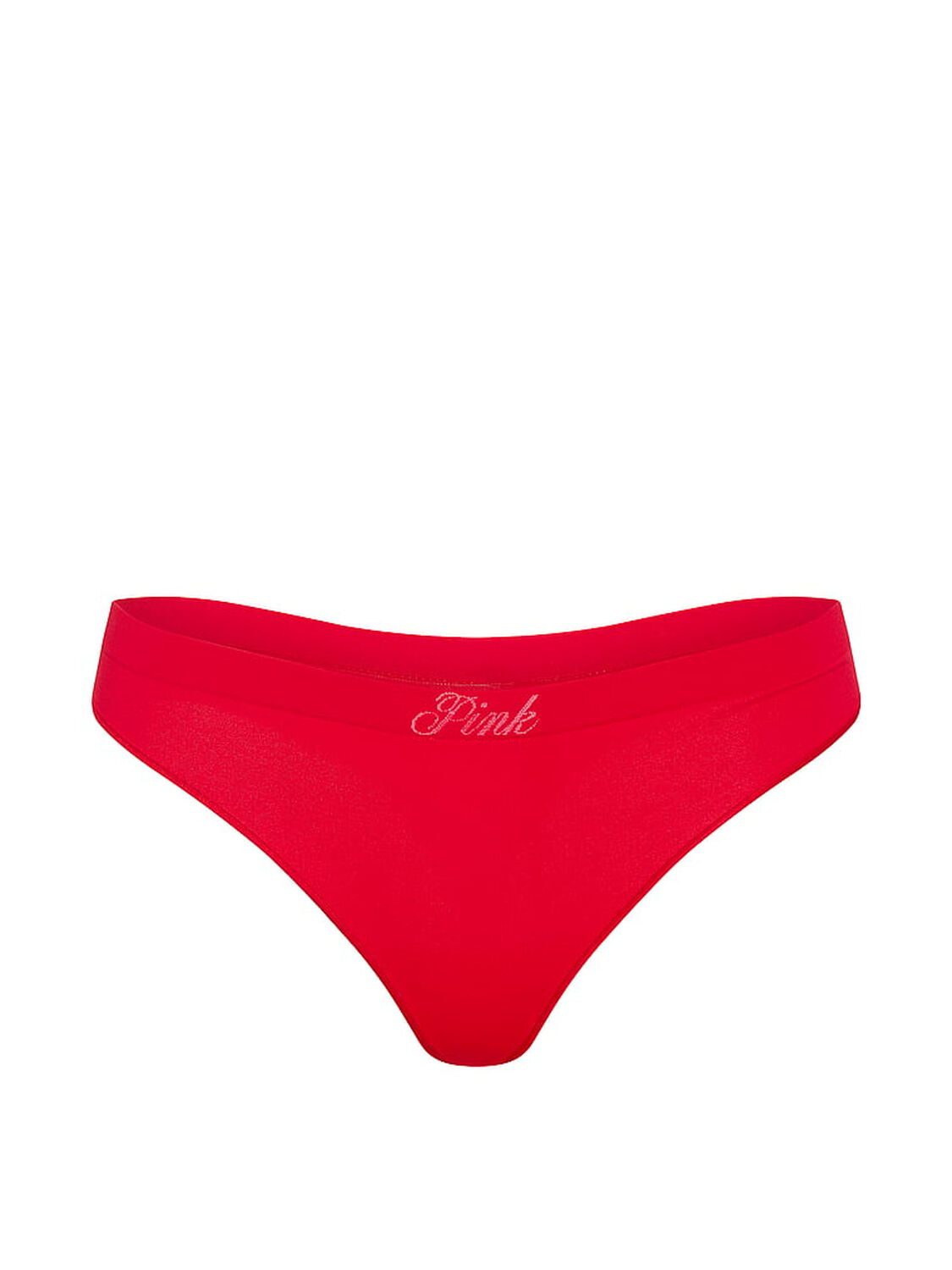 vs Pink Seamless Thong Panty Red Pepper 3 of 4 