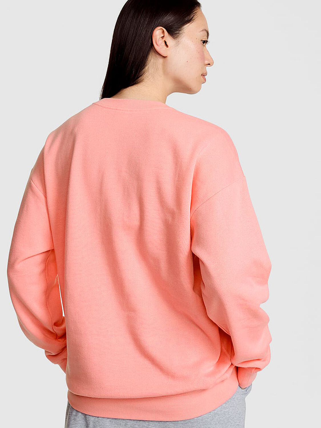 pink Pink Campus Fleece&trade; Crew Sweatshirt 2 of 3 