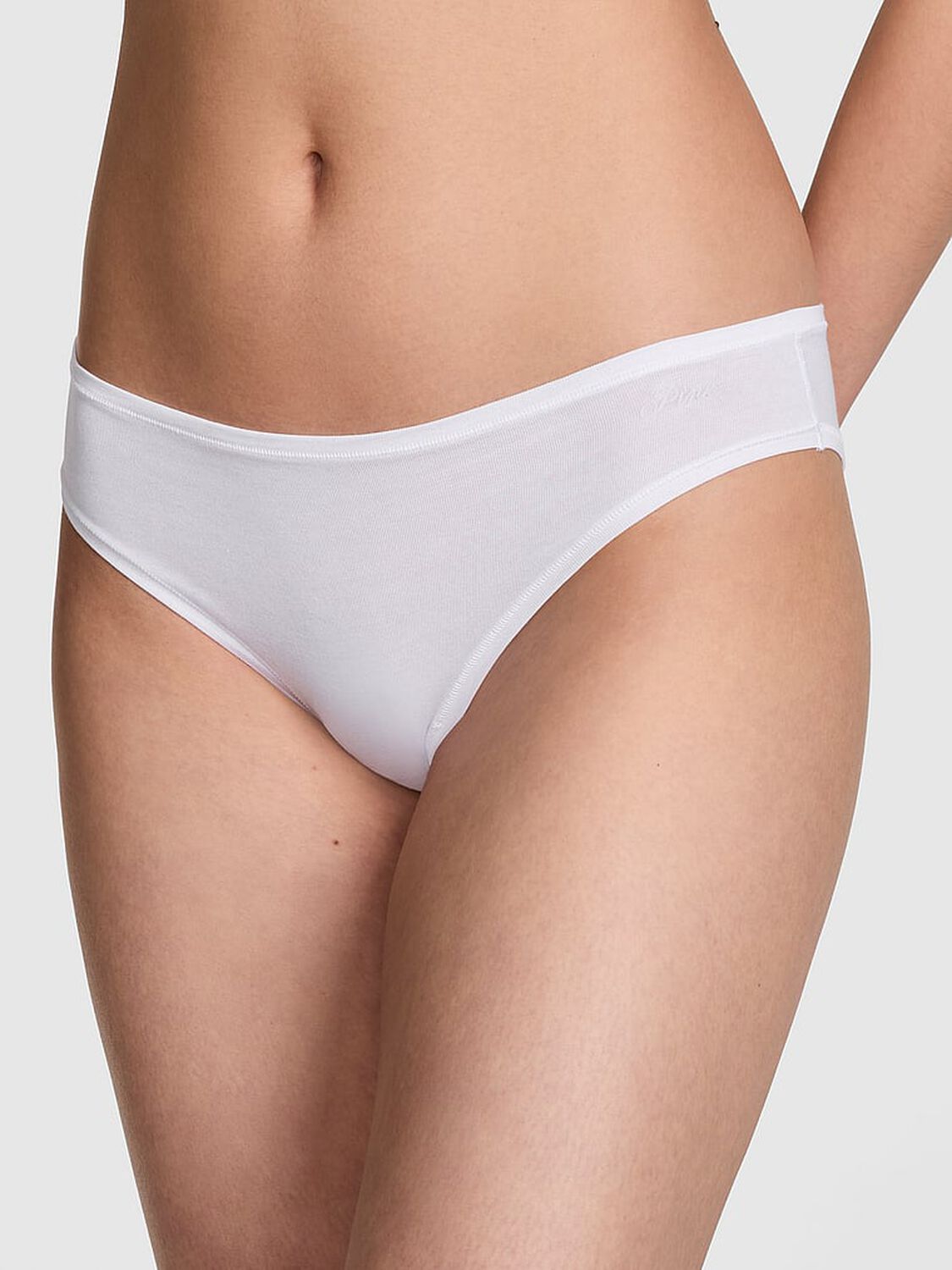 pink Pink Cotton Cheeky Panty Vs White 1 of 3 