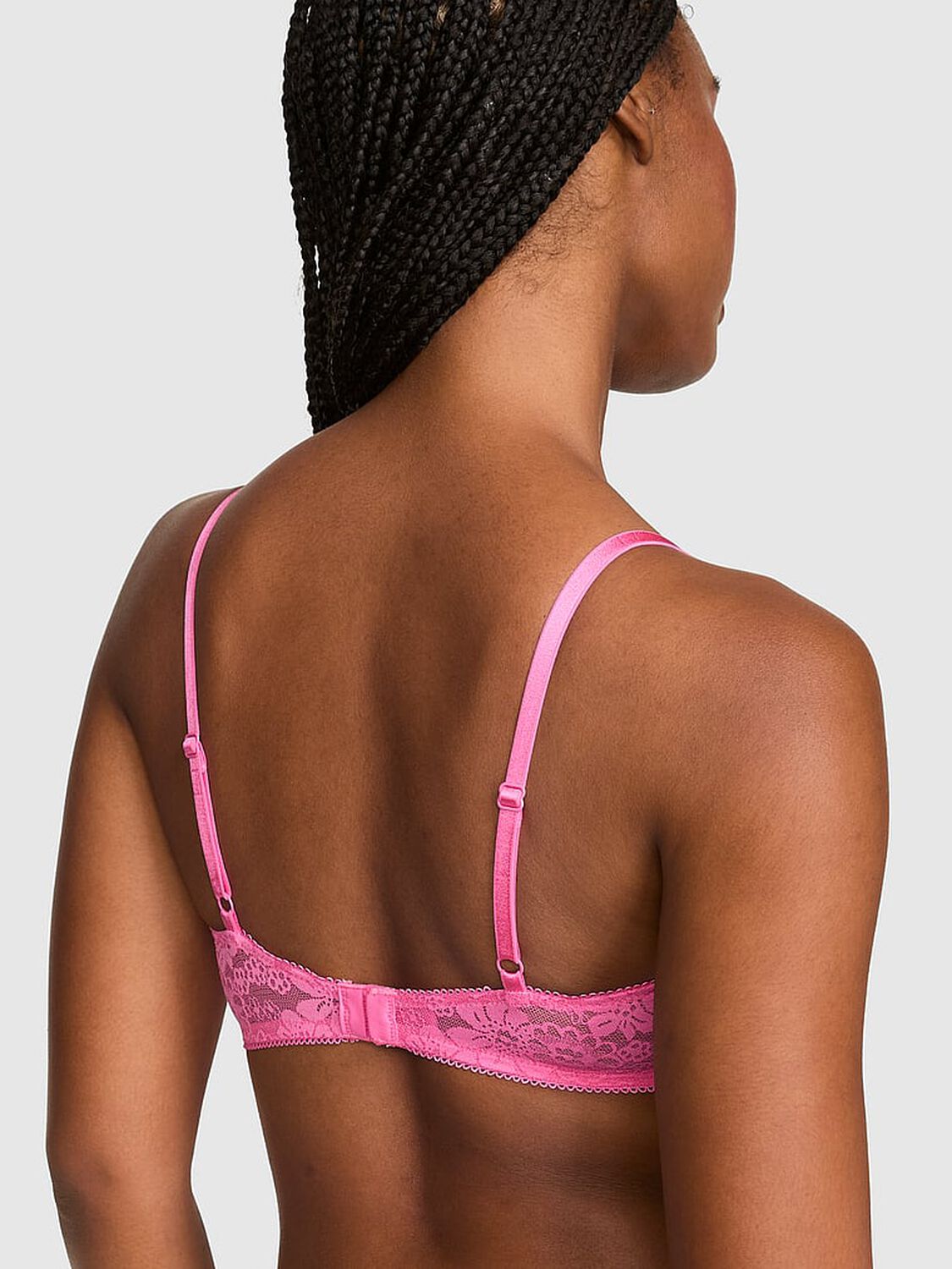 pink Pink PINK Wink&trade; Push-Up Balconette Bra Hollywood Pink 2 of 2 