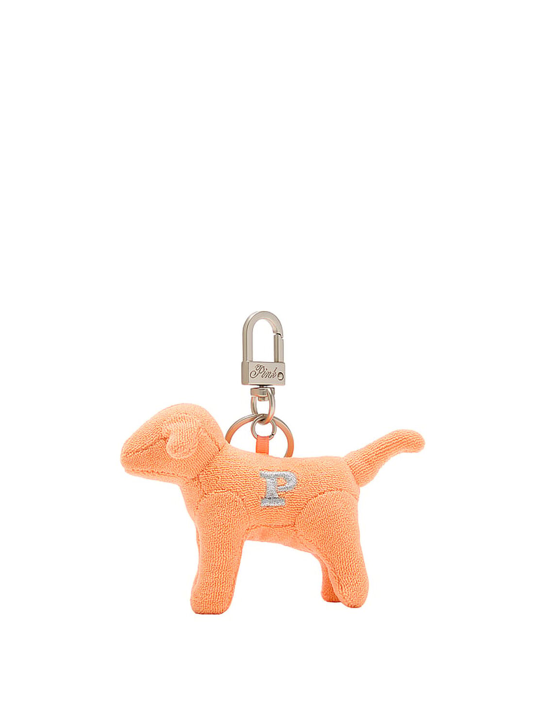 pink Pink PINK Micro Dog&trade; Keychain Charm Cantalope 1 of 2 