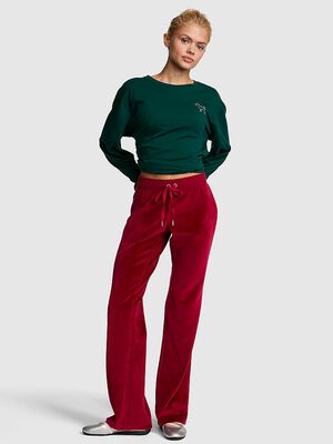 Vintage Velour Flare Pants