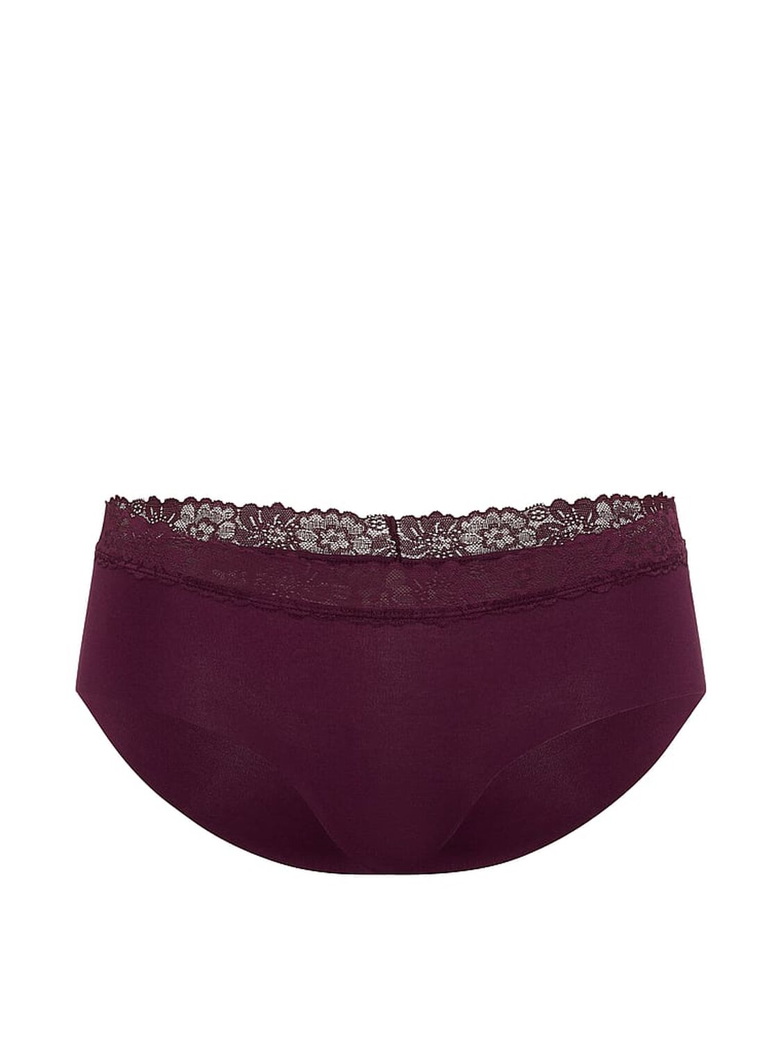 vs Pink No-Show Cotton Hiphugger Panty Wild Rose 3 of 3 