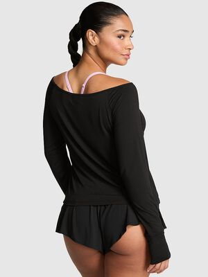 24/7 Lounge Modal Oﬀ-The-Shoulder Top