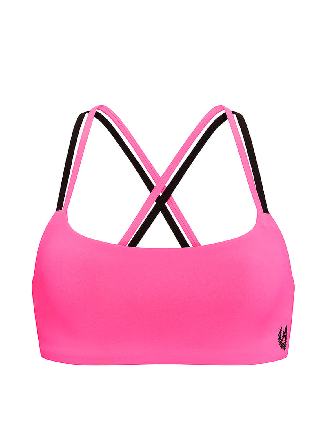 vs Pink PINK Relay&trade; Square-Neck Cross-Back Sports Bra Fall For Me 3 of 3 