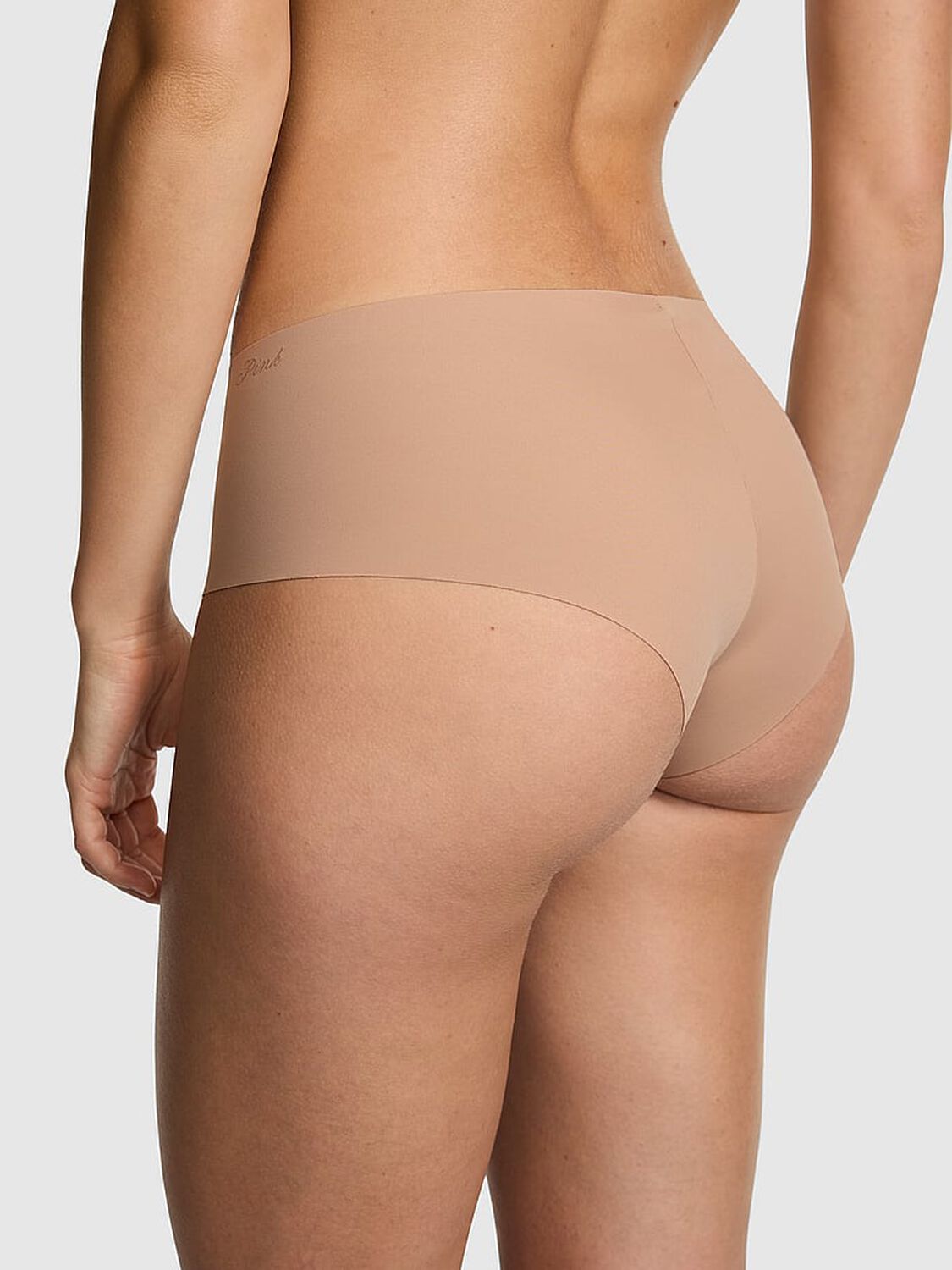 pink Pink No-Show Cheeky Panty Praline 2 of 3 