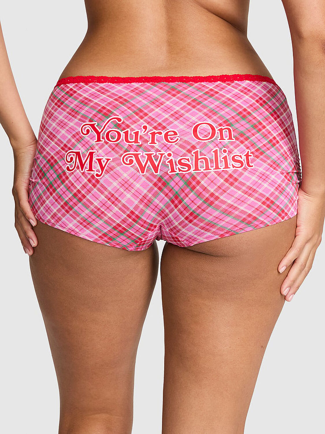 pink Pink Cotton Dorm Boyshort Panty 2 of 3 