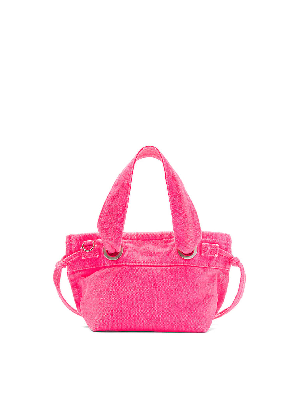 vs Pink Canvas Flat-Bottom Mini Tote Bag 2 of 3 