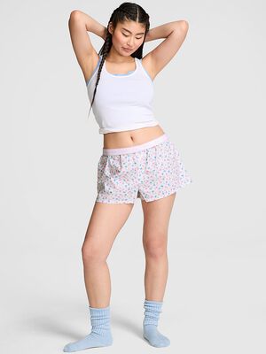 Cotton Boxy Pajama Shorts