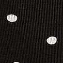 Cotton Cheeky Panty, Black Dot P Script Print, swatch