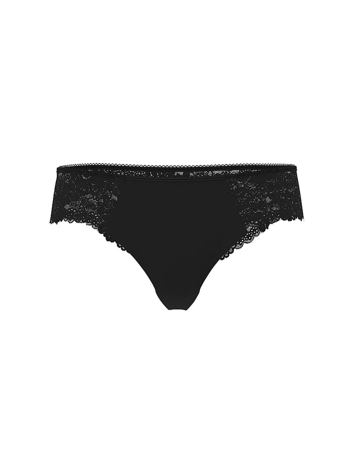 pink Pink No-Show Cheeky Panty Black 3 of 3 