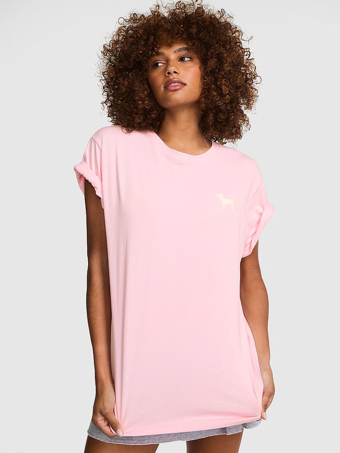 pink Pink Campus Cotton&trade; Tee Coconut Pink 1 of 2 