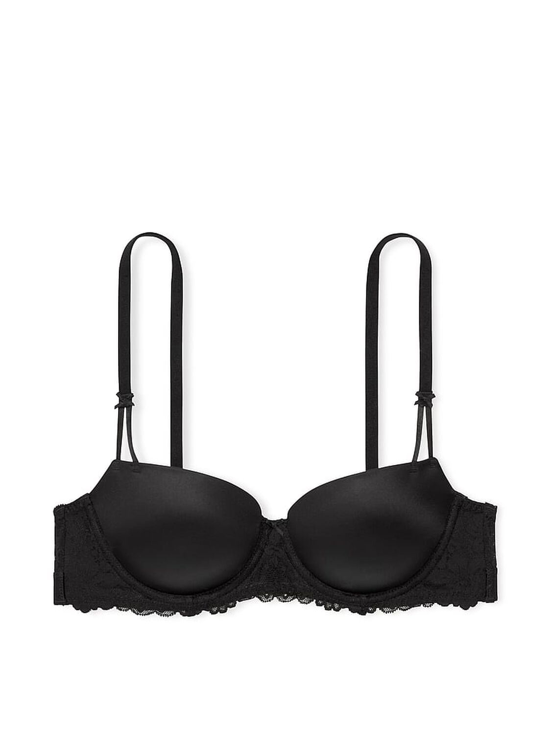 pink Pink Wink Wink Push-Up Balconette Bra Black 3 of 4 