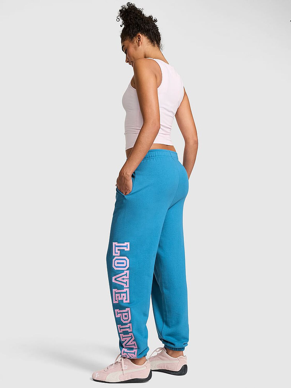 vs Pink Campus Fleece&trade;&nbsp;Sweatpants Varsity Blue 2 of 3 